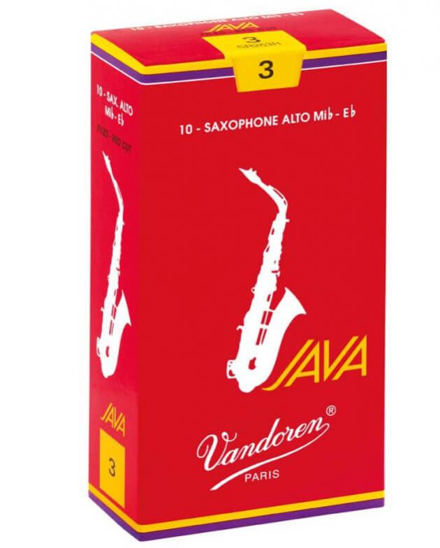 ♪ 法國 VANDOREN JAVA【紅盒】竹片 ♫ 10片裝 (中音ALTO)